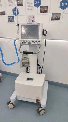 Ventilator ICU bersertifikat CE dengan kompresor Purple Horn untuk ICU dan OR