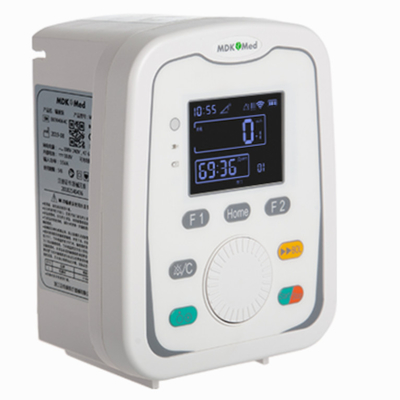 Pompa Infus Medis Elektronik 132x95x165mm Alarm baterai rendah