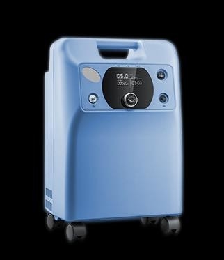 Portabel Perawatan Rumah Ventilator Oksigen Konsentrator Aliran Kontinu 1-7L/Min