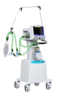 R50 Intensive Care Ventilator 12 &quot;Tft Display Dengan Layar Sentuh