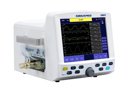 ICU Purple Horn Ventilator VCV PCV mode Dengan Layar Sentuh TFT 12.1"