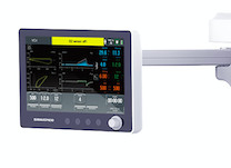 ATAU Ventilator Mesin Anestesi Dengan Layar Sentuh Warna LCD TFT 10 &quot;