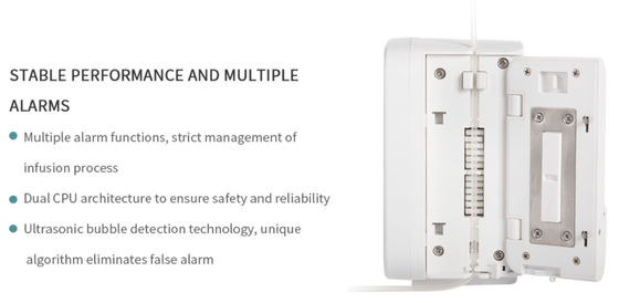 Pompa Infus Medis yang Dapat Disesuaikan, Pompa Iv Otomatis Purple Horn ISO 13485