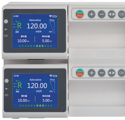 Pompa Jarum Suntik Medis Purple Horn Manajemen yang nyaman untuk Rumah Sakit