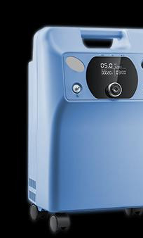 Ventilator Perawatan Rumah 5L, Mesin Konsentrator Oksigen 350W 96%